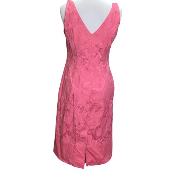 Lavia 18 Pink Floral Overlay Appliqué Sheath Dress - Picture 4 of 7